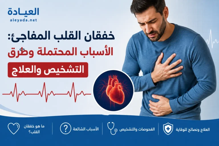 خفقان القلب المفاجئ وأسبابه وطرق التشخيص والعلا